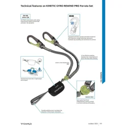 C.A.M.P. Klettersteigsets-- Kinetic Gyro Rewind Pro - Klettersteigset