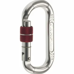 C.A.M.P. Karabiner & Express-Sets-- Oval Compact Lock - Schraubkarabiner Silver
