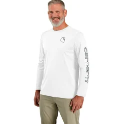 Carhartt - Force Sun Defender Relaxed L/S Logo - Longsleeve Hot