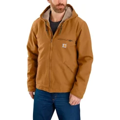 Carhartt - Washed Duck Sherpa Lined Jacket - Freizeitjacke Hot