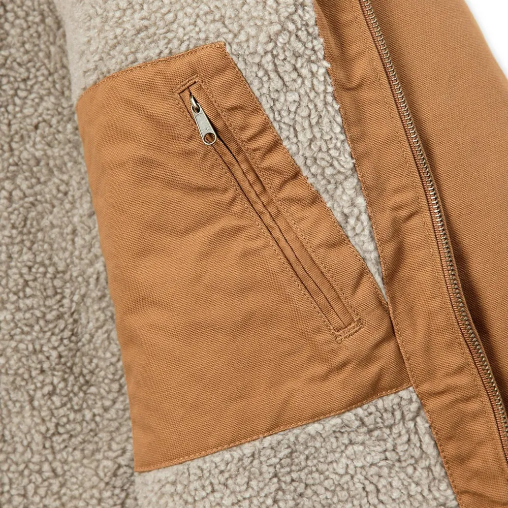Carhartt - Washed Duck Sherpa Lined Jacket - Freizeitjacke Hot