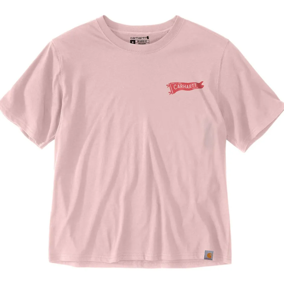 Carhartt - Woen' Tence Fiber erie ooe Pennant Fag - T-hirt