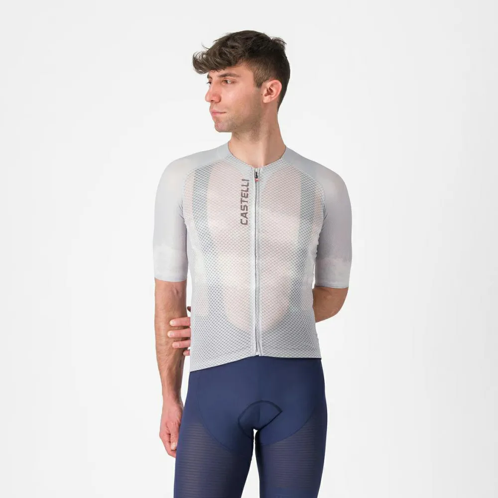 Castelli - Climber's A/C Jersey - Radtrikot Silver Gray / Smoky Gray Outlet