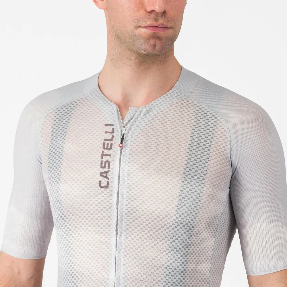 Castelli - Climber's A/C Jersey - Radtrikot Silver Gray / Smoky Gray Outlet