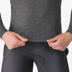 Castelli - Medio Base Layer L/S - Radunterhemd Melange Grey Best