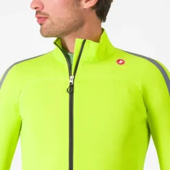 Castelli - Ultra Rain Cape - Fahrradjacke Electric Lime / Silver Reflex Sale