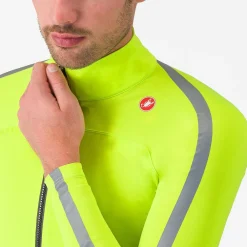 Castelli - Ultra Rain Cape - Fahrradjacke Electric Lime / Silver Reflex Sale