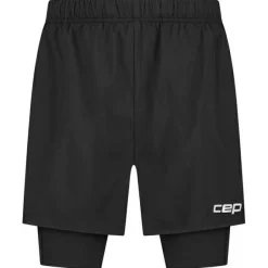 CEP Laufbekleidung|Hosen-- Run Shorts 2In1 - Laufshorts Black