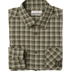 Chevalier Shirts, Hemden & Longsleeves|Wanderbekleidung-- Creek Shooting Fit Coolmax Shirt - Hemd Mink Brown Checked