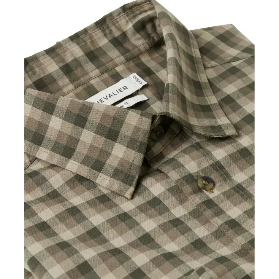 Chevalier Shirts, Hemden & Longsleeves|Wanderbekleidung-- Creek Shooting Fit Coolmax Shirt - Hemd Mink Brown Checked