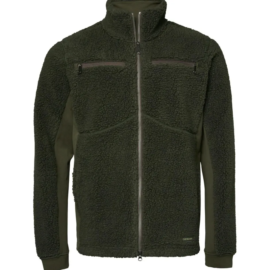 Chevalier Trekkingbekleidung|Jacken-- Root Wool Pile Jacket - Fleecejacke Midnight Pine