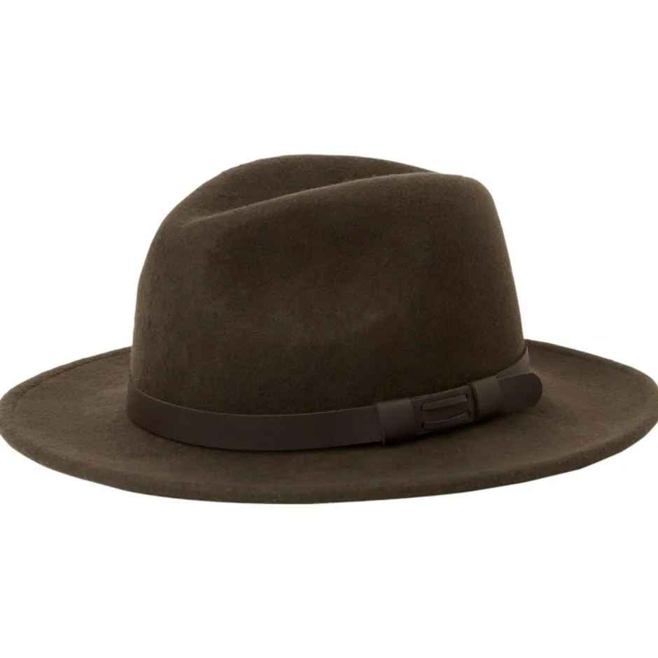 Chevalier Kopfbedeckungen|Wanderbekleidung-- Skye Wool Hat - Hut Leather Brown
