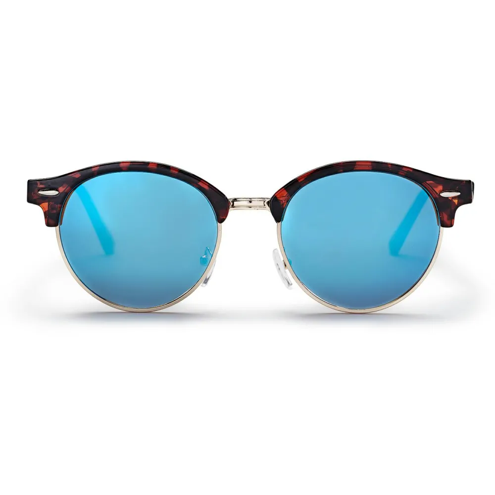 CHPO - Casper II Cat. 3 VLT 18% - Sonnenbrille Turtle Brown / Blue Mirror Outlet