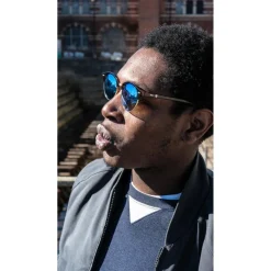 CHPO - Casper II Cat. 3 VLT 18% - Sonnenbrille Turtle Brown / Blue Mirror Outlet