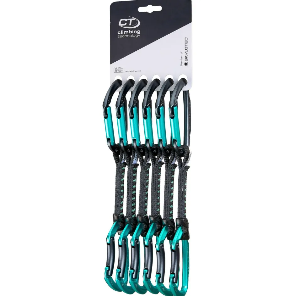 Climbing Technology Karabiner & Express-Sets|Express-Sets-- Lime Set UL - Express-Set