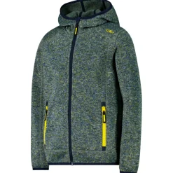 CMP - Boy's Jacket Fix Hood Jacquard Knitted - Fleecejacke Clearance