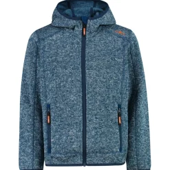 CMP - Boy's Jacket Fix Hood Jacquard Knitted - Fleecejacke Clearance
