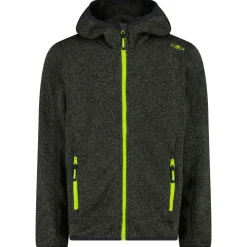 CMP - Boy's Jacket Fix Hood Jacquard Knitted - Fleecejacke Clearance
