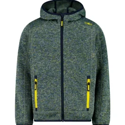 CMP - Boy's Jacket Fix Hood Jacquard Knitted - Fleecejacke Clearance