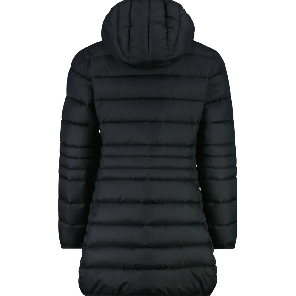 Kinder CMP - Girl's Down Coat Fix Hood Taffeta - Mantel