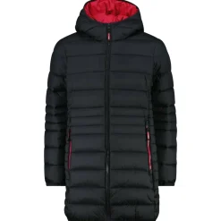 Kinder CMP - Girl's Down Coat Fix Hood Taffeta - Mantel