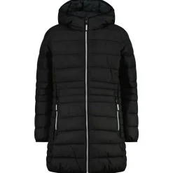 Kinder CMP - Girl's Down Coat Fix Hood Taffeta - Mantel