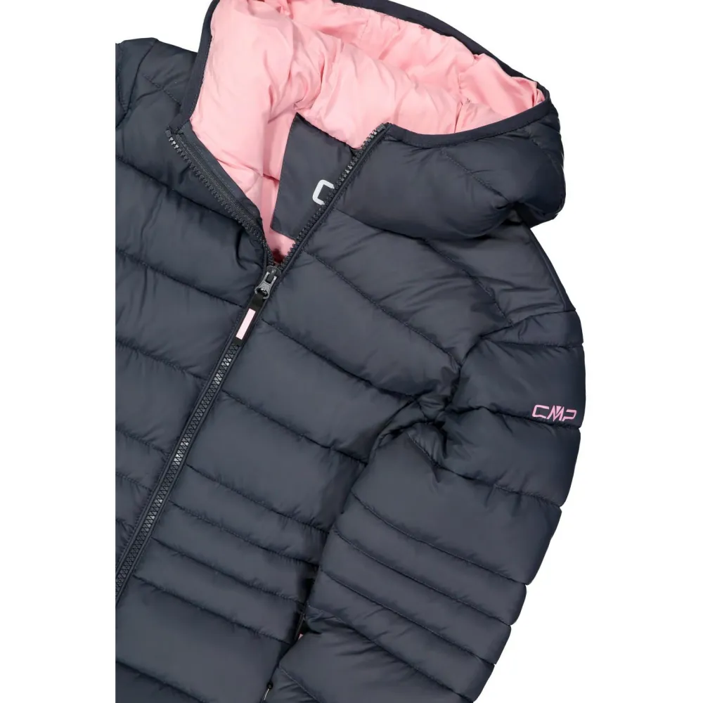 - Girl's Down Jacket Fix Hood Taffeta - Kunstfaserjacke < CMP Discount