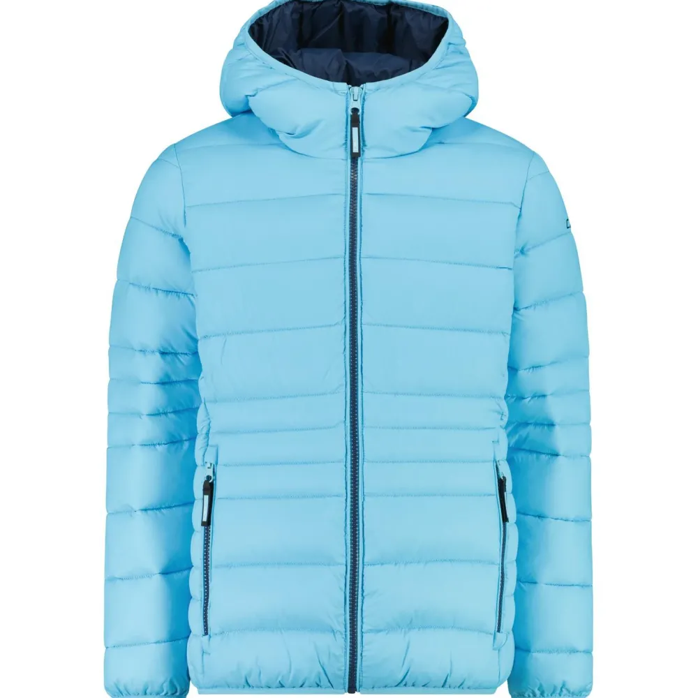 - Girl's Down Jacket Fix Hood Taffeta - Kunstfaserjacke < CMP Discount