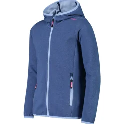 CMP - Girl's Jacket Fix Hood Jacquard Knitted - Fleecejacke