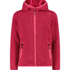 CMP Winterjacken|Jacken-- Girl's Jacket Fix Hood Jacquard Knitted 3H19825 - Fleecejacke