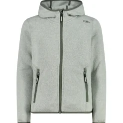 CMP Winterjacken|Jacken-- Girl's Jacket Fix Hood Jacquard Knitted 3H19825 - Fleecejacke