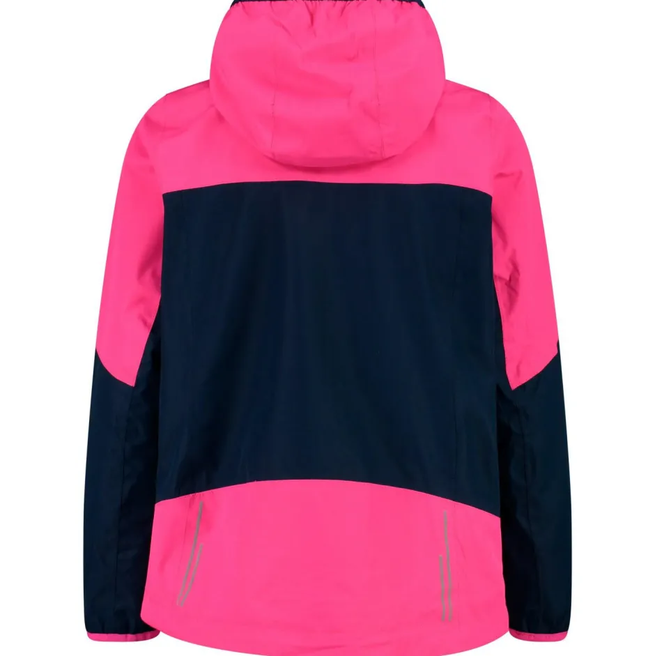 CMP Trekkingbekleidung|Winterjacken-- Girl's Jacket Fix Hood Ripstop - Regenjacke Black Blue