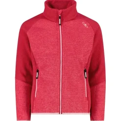 Kinder CMP - Girl's Jacket Jacquard Knitted Stripes - Fleecejacke