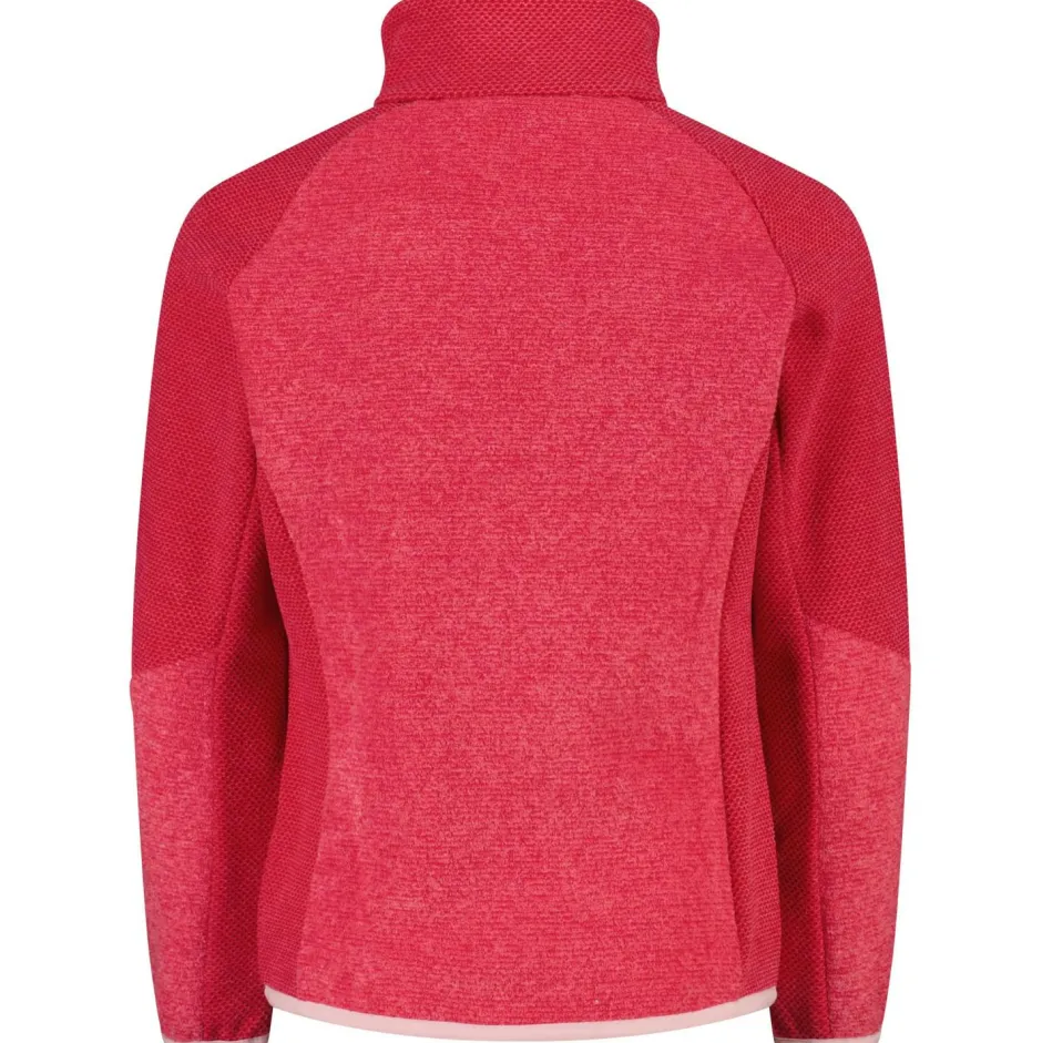 Kinder CMP - Girl's Jacket Jacquard Knitted Stripes - Fleecejacke