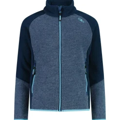 Kinder CMP - Girl's Jacket Jacquard Knitted Stripes - Fleecejacke