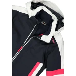 CMP - Girl's Jacket Snaps Hood - Skijacke Hot