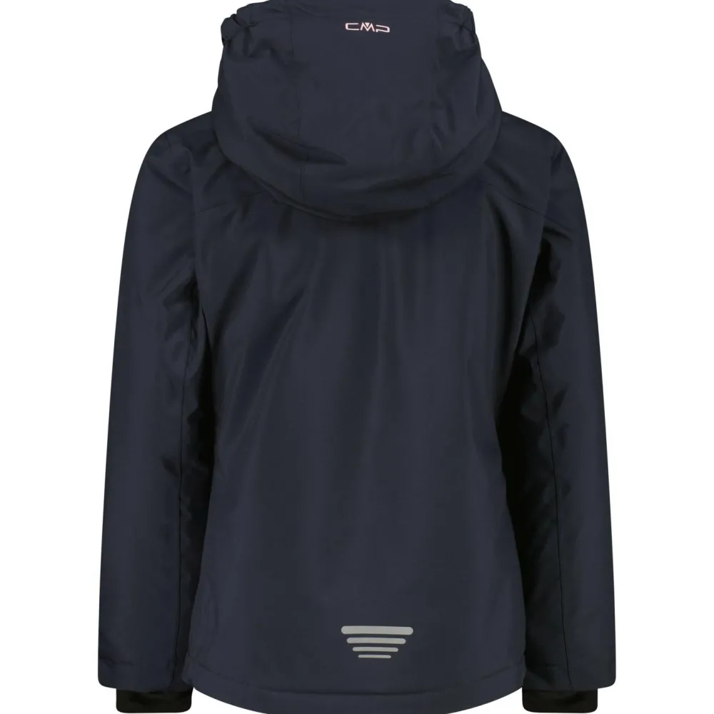 CMP - Girl's Jacket Snaps Hood Twill - Skijacke Clearance
