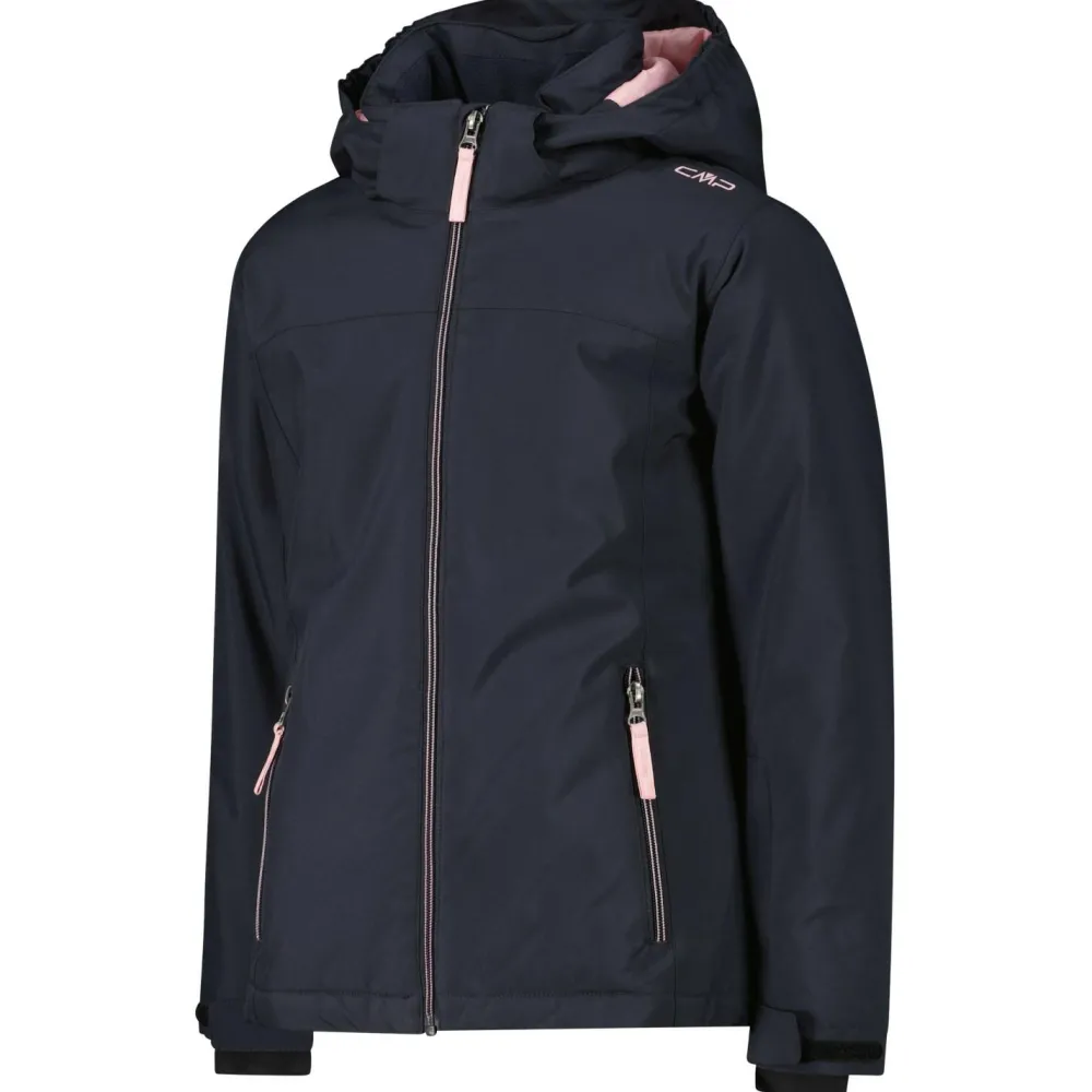 CMP - Girl's Jacket Snaps Hood Twill - Skijacke Clearance