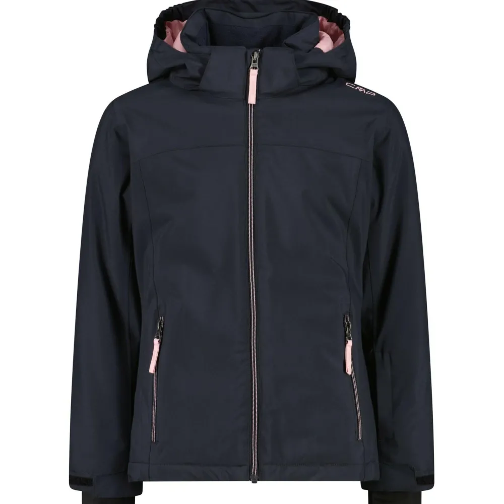 CMP - Girl's Jacket Snaps Hood Twill - Skijacke Clearance