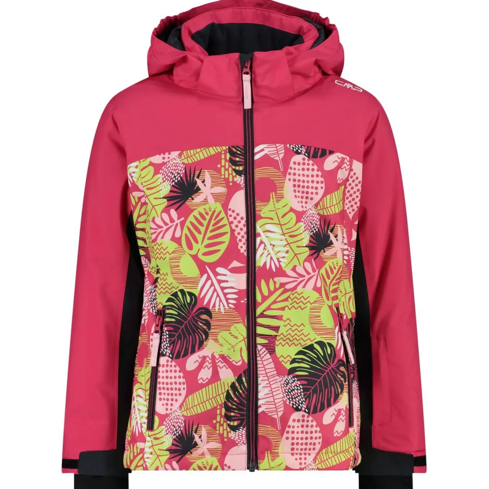 CMP - Girl's Jacket Snaps Hood Twill - Skijacke Clearance