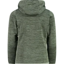 Kinder CMP - Girl's Jacquard Knitted Jacket Fix Hood - Fleecejacke