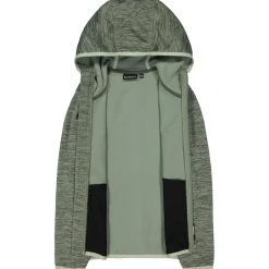 Kinder CMP - Girl's Jacquard Knitted Jacket Fix Hood - Fleecejacke