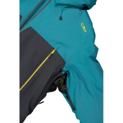 CMP Skibekleidung|Skijacken-- Jacket Fix Hood 3 Layer - Skijacke Antracite / Nilo