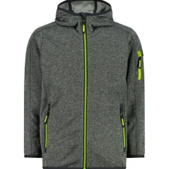 CMP Trekkingbekleidung|Jacken-- Kid's Jacket Fix Hood Knitted + Mesh - Fleecejacke