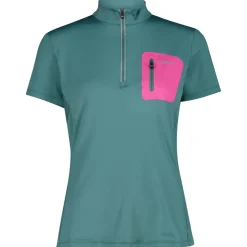 CMP Fahrradbekleidung|Radtrikots-- Women's Breast Pocket T-Shirt Free Bike - Radtrikot