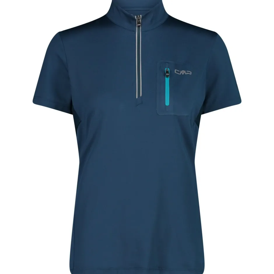CMP Fahrradbekleidung|Radtrikots-- Women's Breast Pocket T-Shirt Free Bike - Radtrikot
