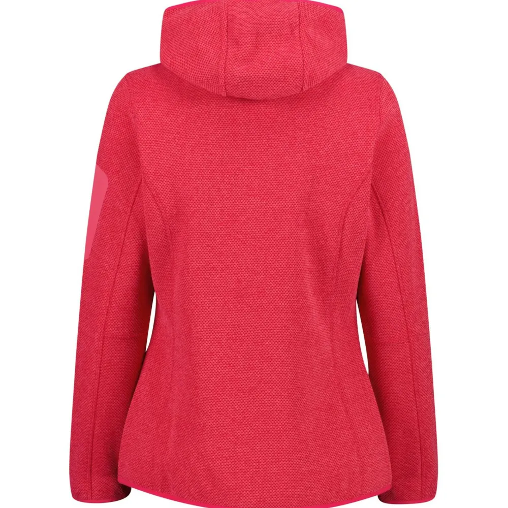 - Women's Jacket Fix Hood Jacquard Knitted 3H19826 - Fleecejacke < CMP Hot