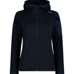 - Women's Jacket Fix Hood Jacquard Knitted 3H19826 - Fleecejacke < CMP Hot
