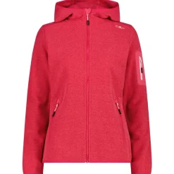 - Women's Jacket Fix Hood Jacquard Knitted 3H19826 - Fleecejacke < CMP Hot