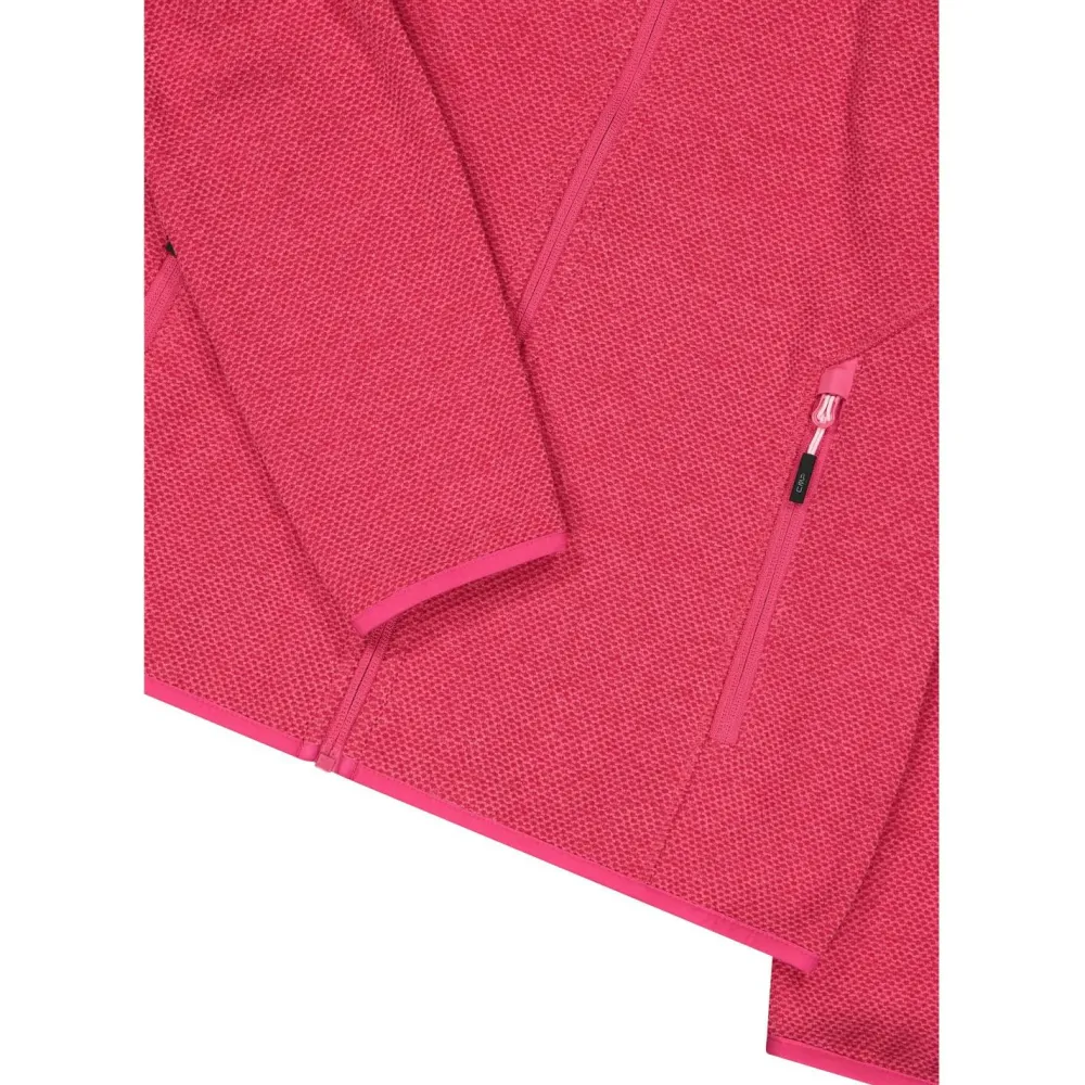 - Women's Jacket Fix Hood Jacquard Knitted 3H19826 - Fleecejacke < CMP Hot